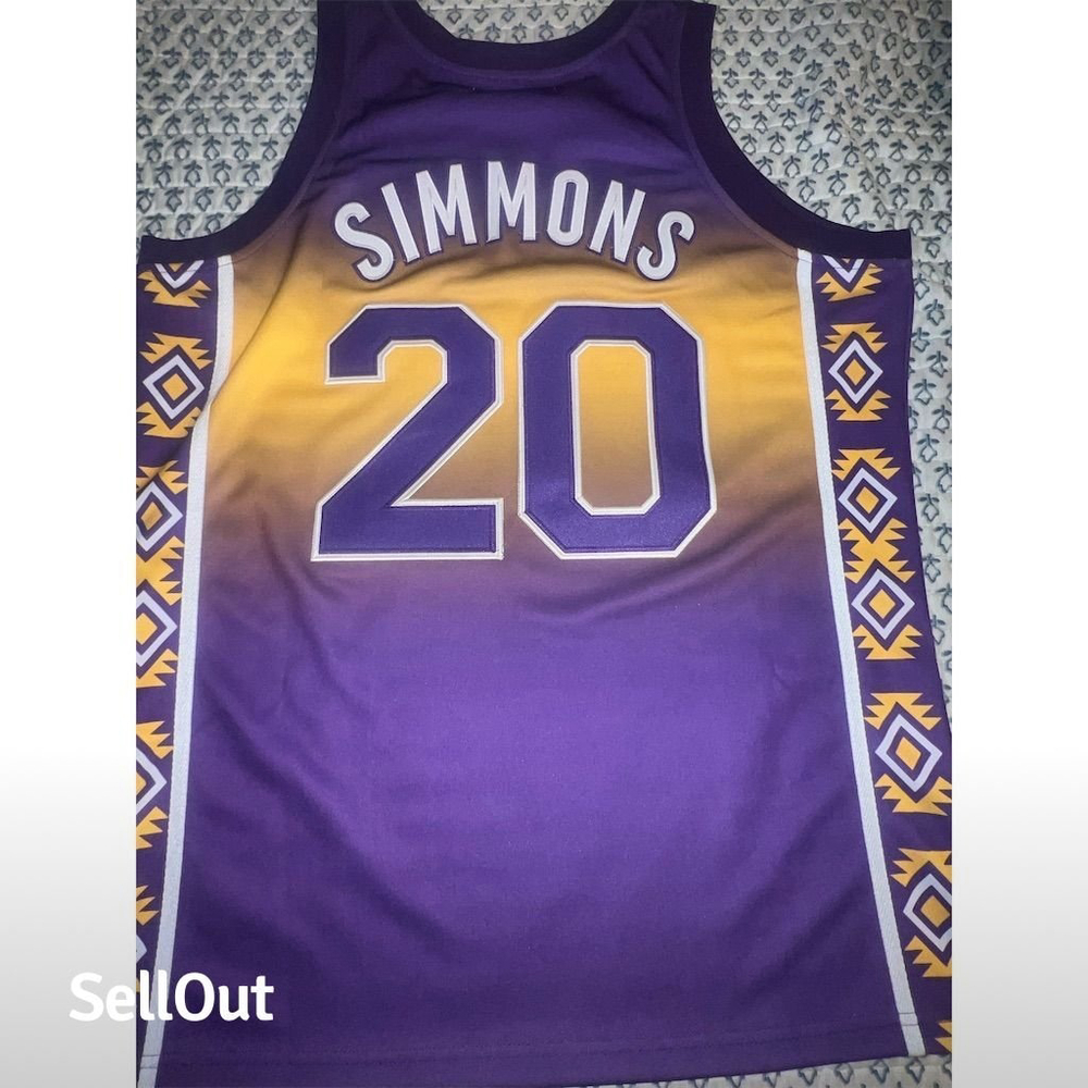 Montverde Academy Ben Simmons #20 Basketball Jersey Purple Unisex Adult Size L